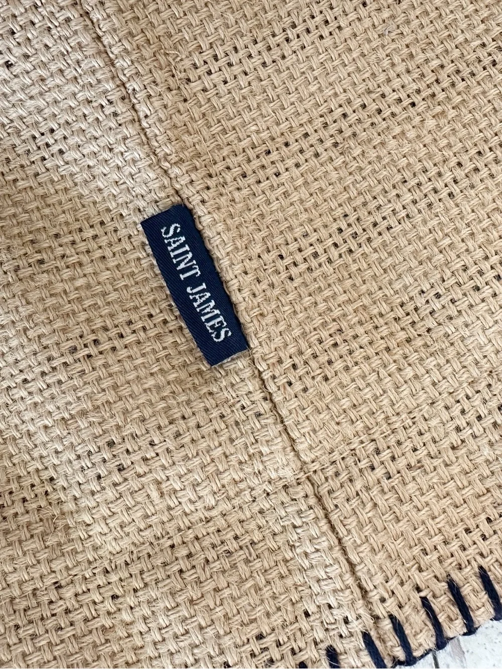 Saint James • “Amaryllis” Jute Tote Bag